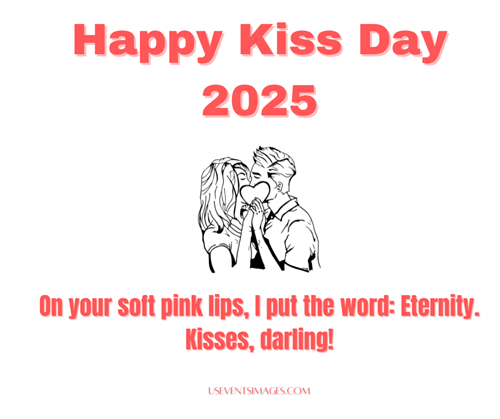Happy Kiss Day 2025 Romantic Wishes for Girlfriend