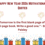 Happy New Year 2026 Motivational Quotes