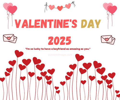 Happy Valentine's Day 2025 Romantic Wishes Images for Boyfriend (2)