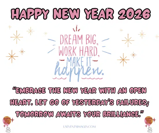 Happy New Year 2026 Inspirational Images