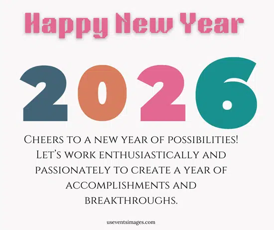 Happy New Year 2026 Motivational Images