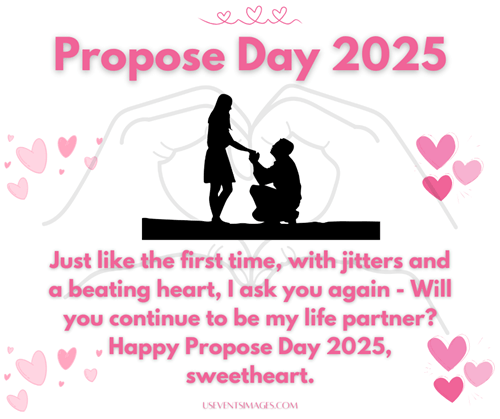 Happy Propose Day 2025 Romantic Quotes for Wife