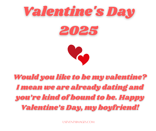 Happy Valentine's Day 2025 Funny Messages for Boyfriend