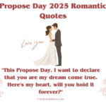 Propose Day 2025 Romantic Quotes