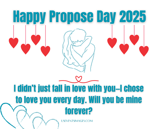 Propose Day 2025 Romantic Quotes Images