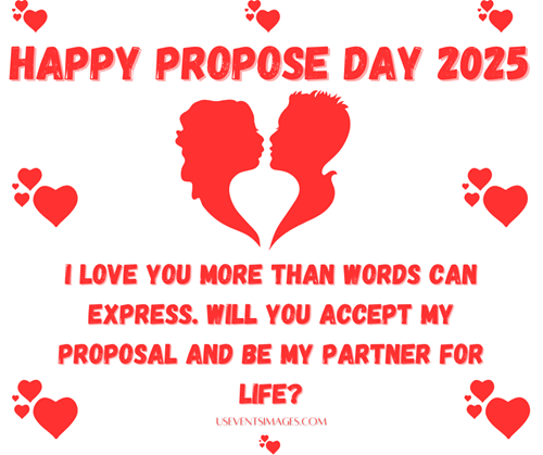Propose Day 2025 Romantic Quotes Pictures