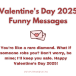 Valentine's Day 2025 Romantic Greetings 4 Valentine's Day 2025 Funny Messages