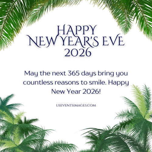 Happy New Year's Eve 2026 Wishes Images