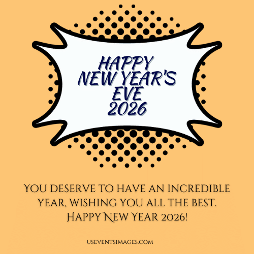 New Year's Eve 2026 Wishes Images