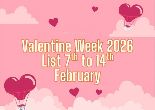Valentine Week 2026 List Valentine Week 2026 List