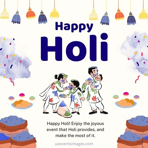 Holi Wishes and Messages for Family