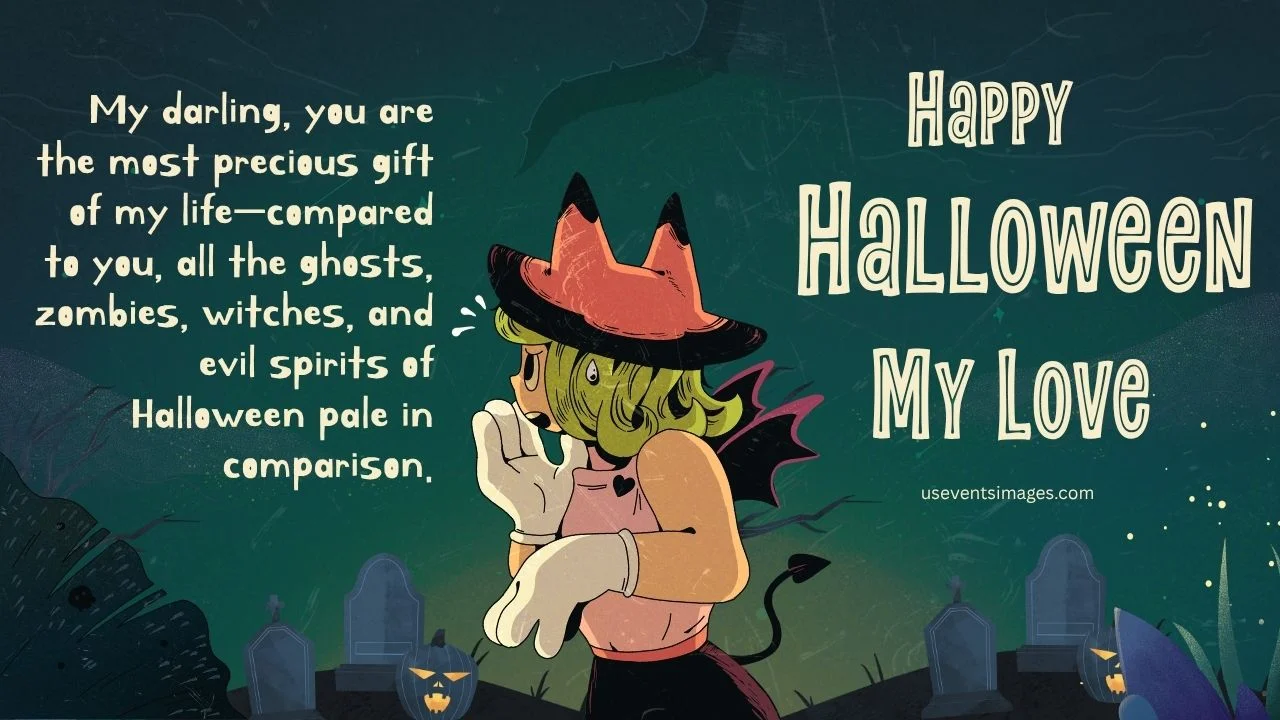 Halloween Romantic Wishes for Girlfriend